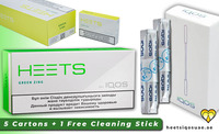 IQOS Heets Green Zing Bundle - 5 Boxes