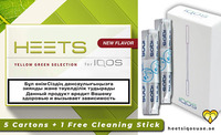 IQOS Heets Yellow Green Selection Bundle - 5 Boxes
