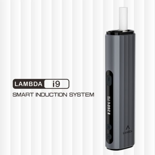 LAMBDA i9 Grey vape device with advanced features UAE