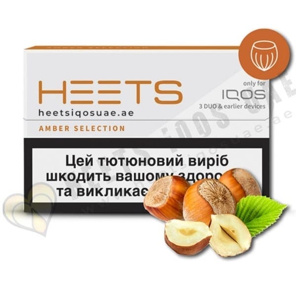 Heets Amber Selection tobacco sticks for IQOS in UAE