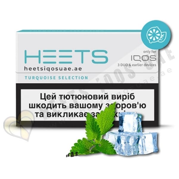 Heets Turquoise Selection menthol flavor for IQOS in UAE